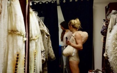 A female clown and her fat suit full of secrets.