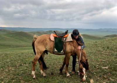 Me and my horse in Mongolia