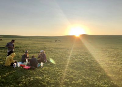 Sunrise in Mongolia