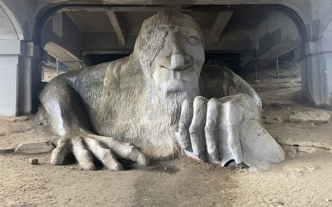 The Original Fremont Troll is a MUST DO in Seattle