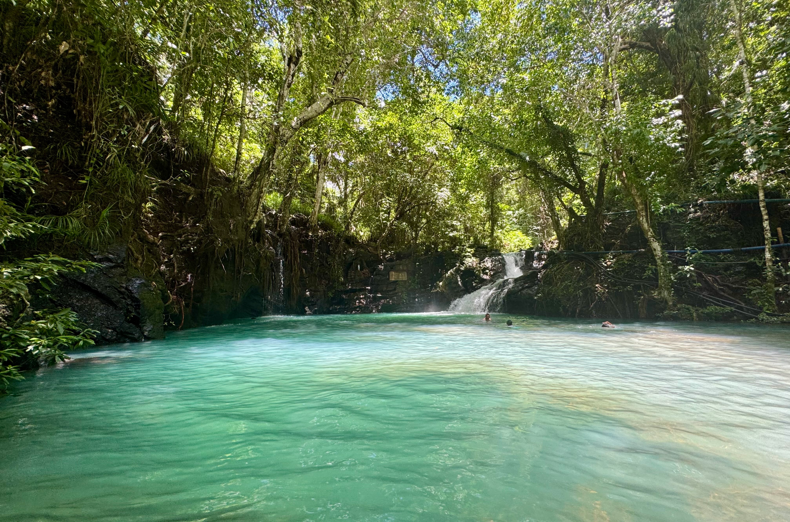 Conception Waterfall in Busuanga Island in Palawan Philippines