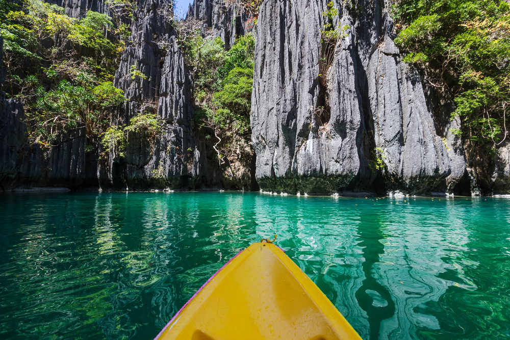 Kayak around Coron Palawan