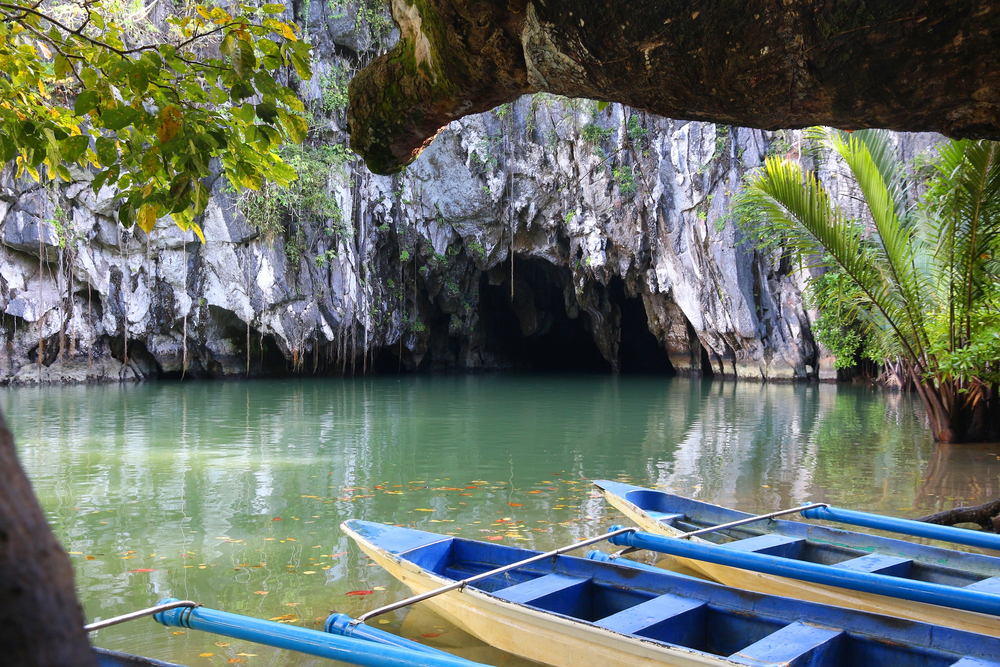 Underground river in Puerto Princesa in Palawan