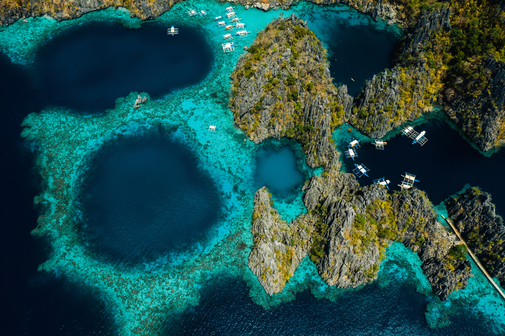 Twin Lagoons in Coron Philippines