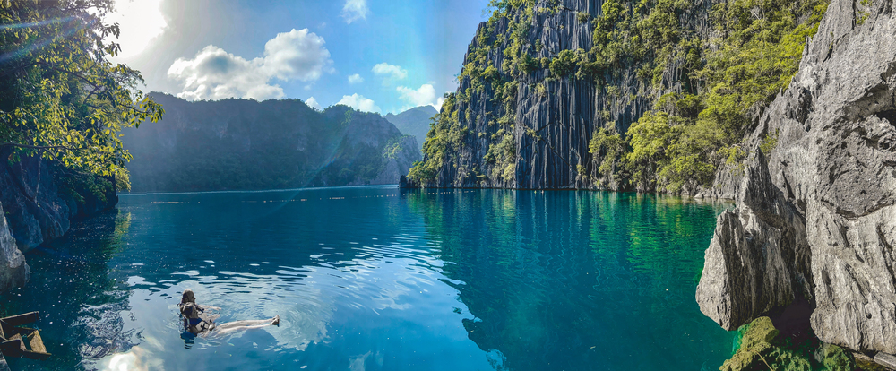 Barracuda Lake Coron Palawan Philippines