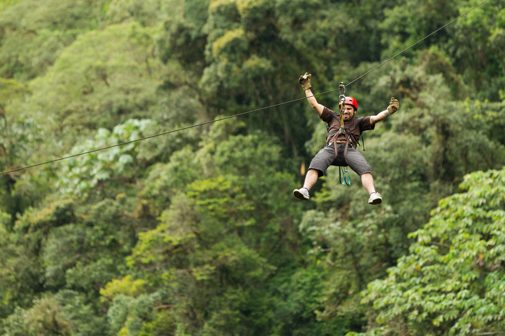 Zip Lining in El Nido Palawan Philippines