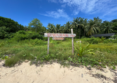 Fishing in Coron Palawan Philippines island sign