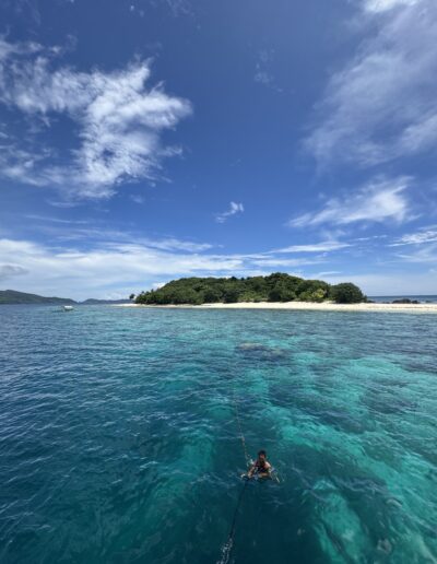 Island hopping in Palawan between Coron and El Nido
