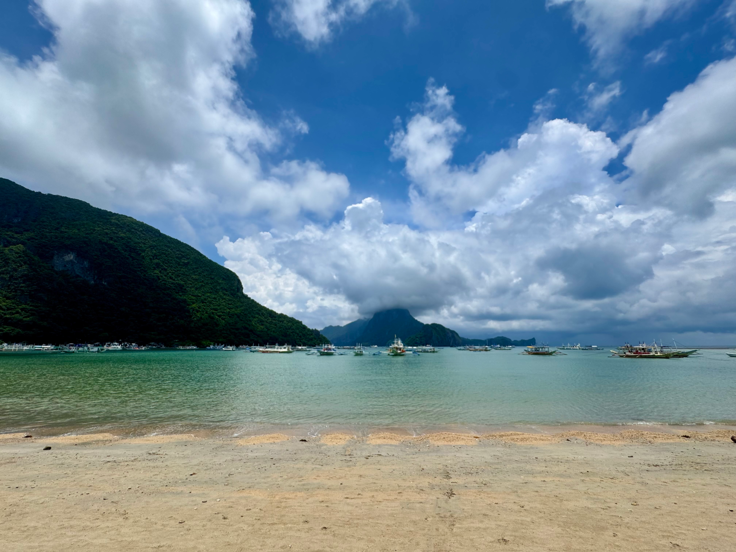 Kayaking in El Nido Bay in Palawan Philippines