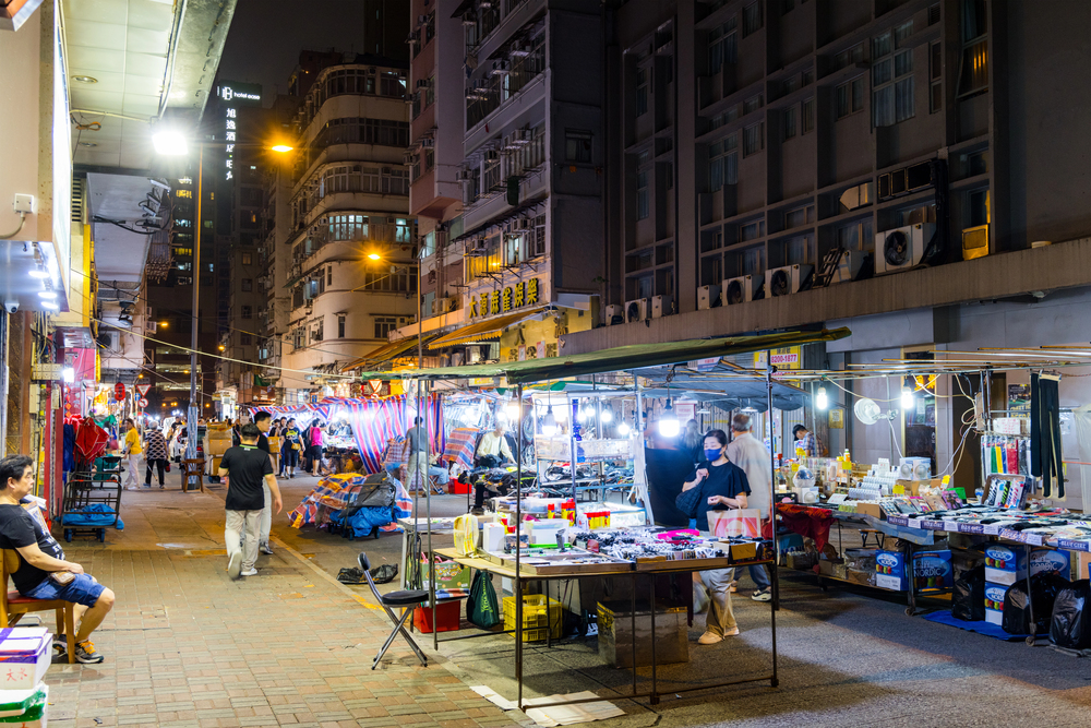 Temple Street Hong Kong Market