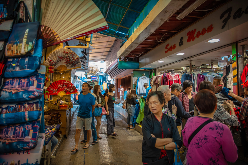 Stanley Market in Hong Kong