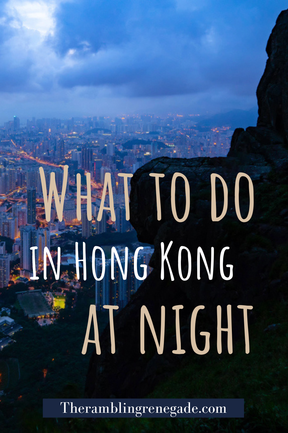 Hong Kong at night