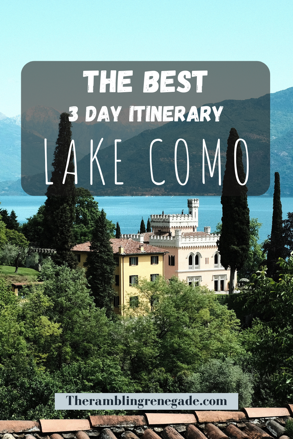 What to do in Lake Como for 3 days