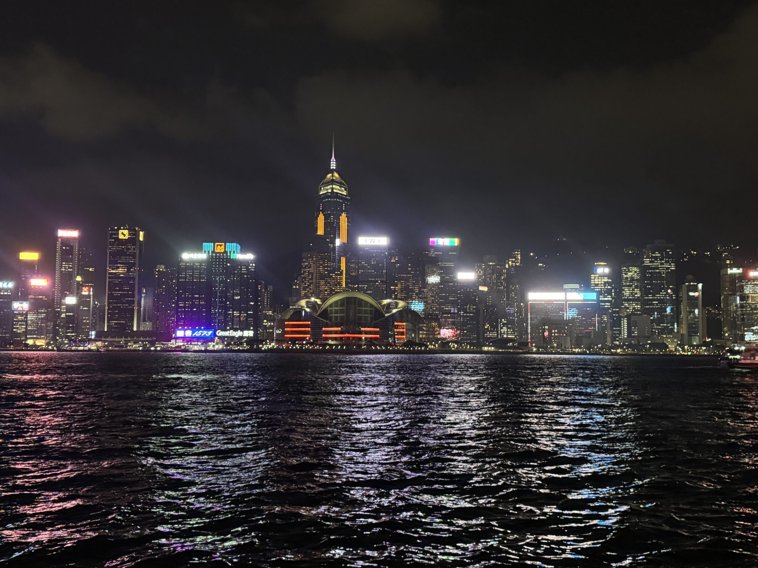 Hong Kong at night