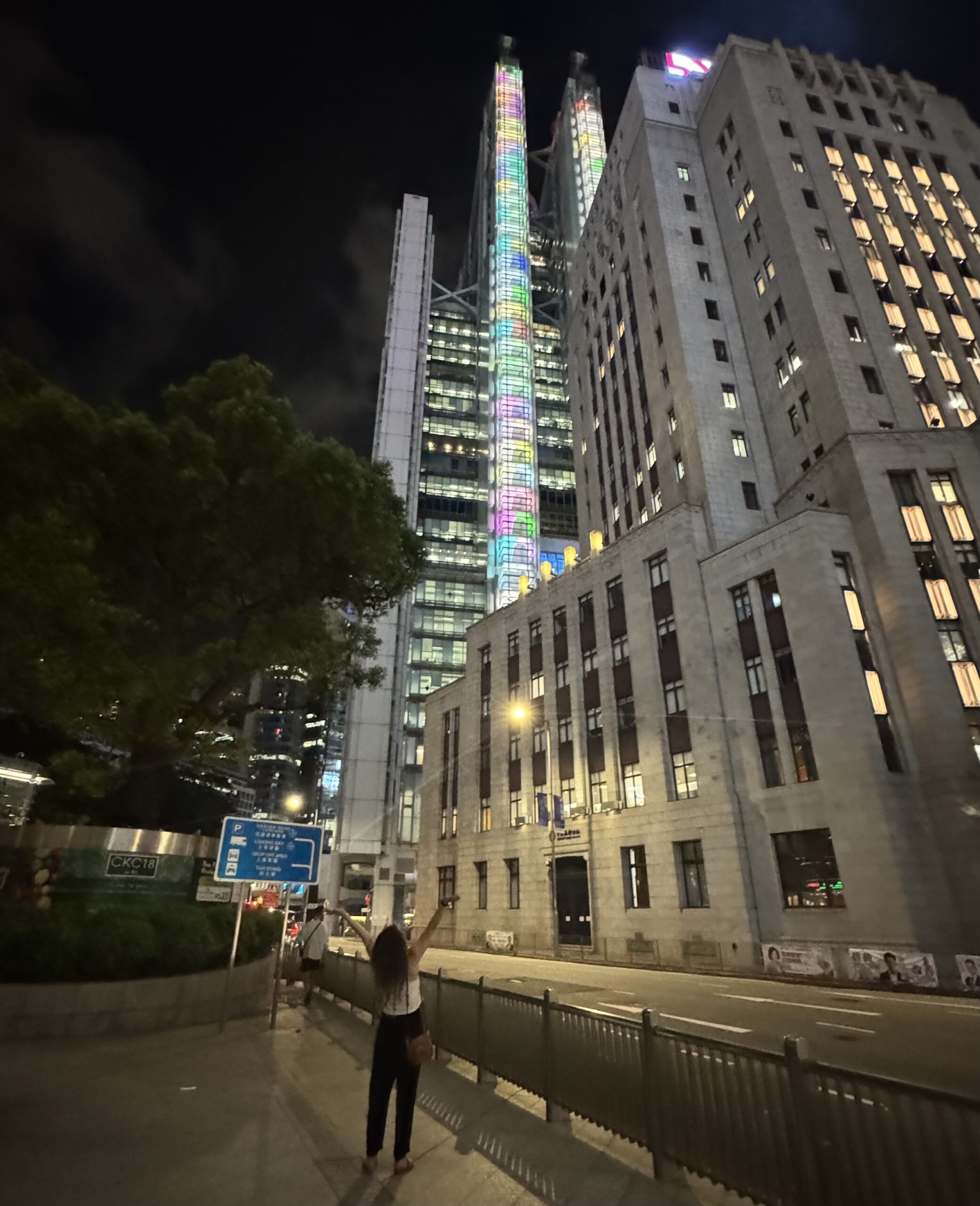 Hong Kong at night