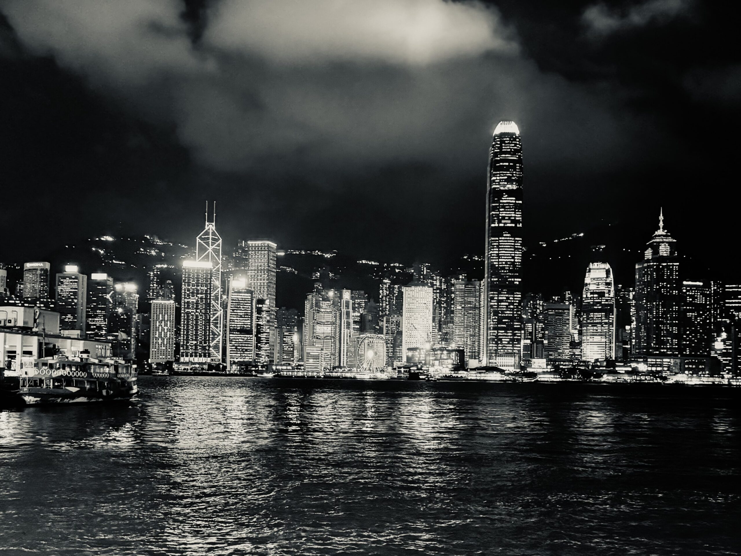 Hong Kong at night